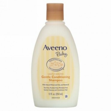 Aveeno, ベビー, やさしいコンディショニングシャンプー, 微香, 12 fl oz (354 ml) (Discontinued Item)