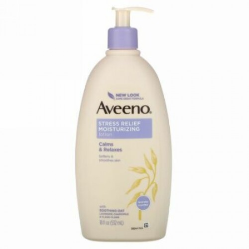 Aveeno, ストレスリリーフ・モイスチャライジングローション、18 fl oz (532 ml)