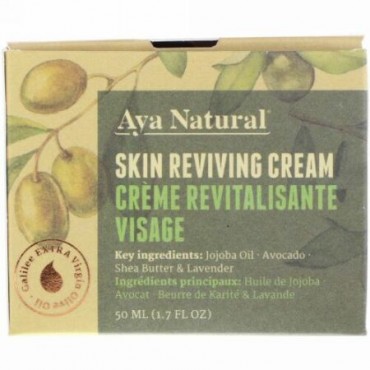 Aya Natural, スキン リバイビング クリーム、1.7 fl oz (50 ml) (Discontinued Item)