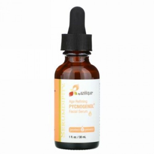Azelique, セラムディピティ、エイジングケアピクノジェノールフェイシャルセラム、1オンス (30 ml)