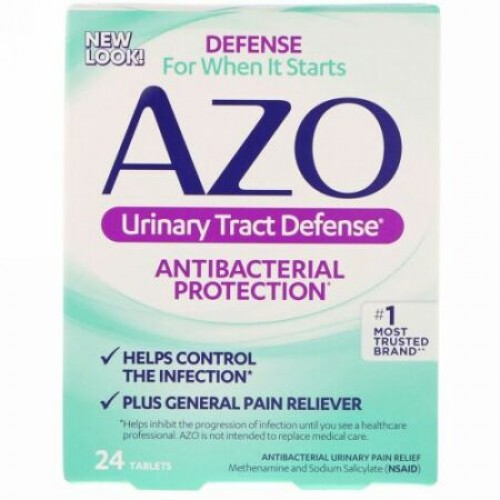 Azo, 尿路ディフェンス、抗生保護、24錠 (Discontinued Item)