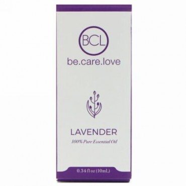 BCL, Be Care Love, 100%ピュアエッセンシャルオイル、ラベンダー、0.34液量オンス (10 ml) (Discontinued Item)