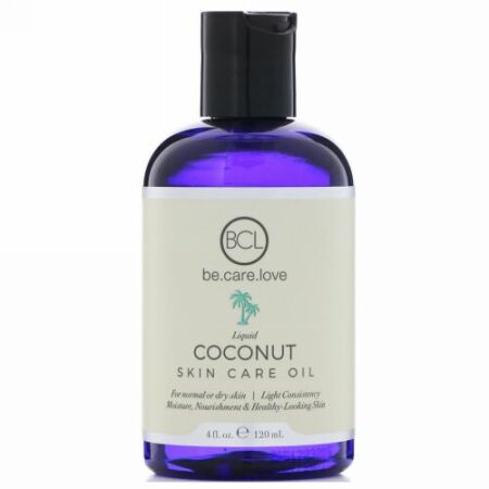 BCL, Be Care Love, リキッドココナッツスキンケアオイル、4液量オンス (120 ml) (Discontinued Item)