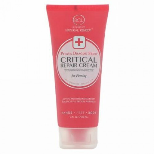 BCL, Be Care Love, ナチュラル レメディー、クリニカル リペア クリーム、ピタヤ・ドラゴンフルーツ、3 fl oz (89 ml) (Discontinued Item)