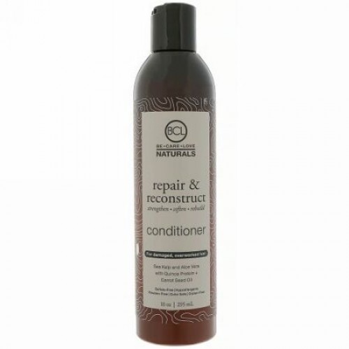 BCL, Be Care Love, ナチュラルズ、修復 & 再構築、コンディショナー、10 oz (295 ml) (Discontinued Item)