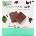 BNRG, パワー・クランチ・プロテイン・エネルギーバー、チョコレートミント、12本入り、各 1.4 oz (40 g)