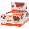 BNRG, パワークランチ® プロテインエネルギーバー,  ピーナッツバターファッジ, 12 本, 各 1.4 オンス (40 g)