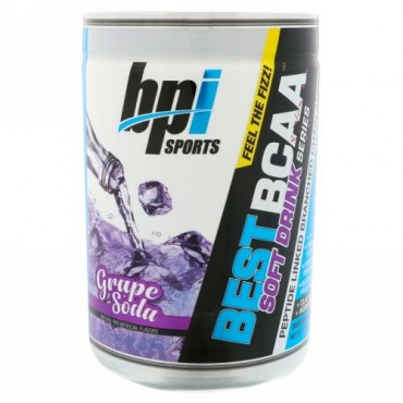 BPI Sports, ベストBCAAソフトドリンクシリーズ、グレープソーダ、11.64 oz (300 g) (Discontinued Item)