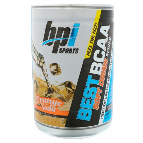 BPI Sports, ベストBCAAソフトドリンクシリーズ、オレンジソーダ、11.64 oz (330 g) (Discontinued Item)