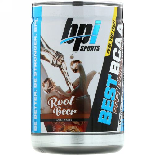 BPI Sports, ベストBCAAソフトドリンクシリーズ、ルートビア、11.64 oz (330 g) (Discontinued Item)
