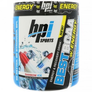 BPI Sports, エネルギー配合ベストBCAA、レインボーアイス、8.8 oz (250 g) (Discontinued Item)