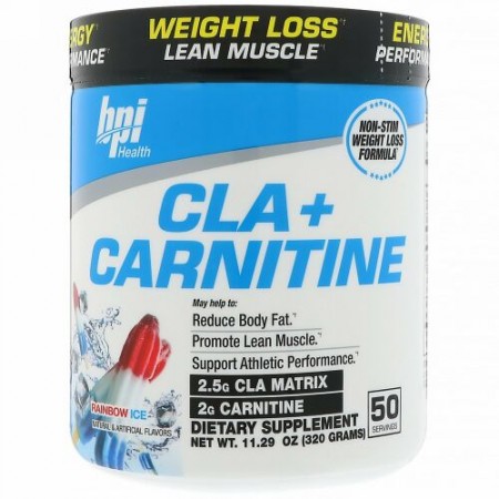 BPI Sports, CLA +カルニチン、レインボーアイス、11.29 oz (320 g)