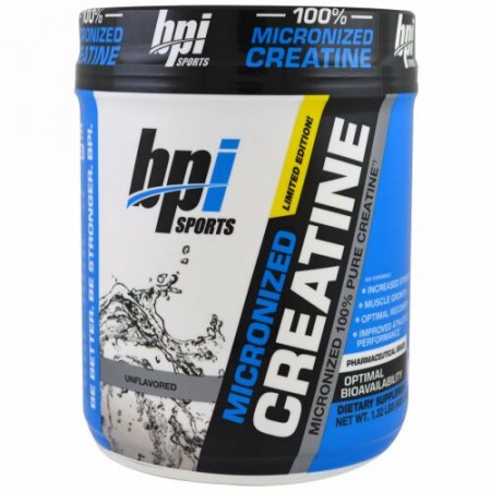 BPI Sports, マイクロクレアチン、リミテッドエディション、無香料、1.32 lbs (600 g)