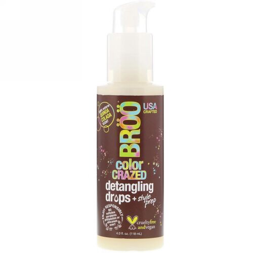 BRöö, カラークレーズド髪をほぐすドロップス、キノアコラーダ、4液量オンス (118 ml) (Discontinued Item)