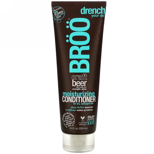 BRöö, Moisturizing Conditioner,  for Dry, Damaged Hair, Hop Flower, 8.5 fl oz (250 ml) (Discontinued Item)
