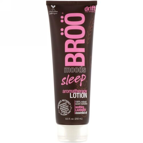 BRöö, ムード、スリープ アロマテラピー ローション、スージング ラベンダー、8.5 fl oz (250 ml) (Discontinued Item)