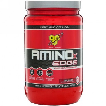 BSN, アミノ-Xエッジ、フルーツポンチ、14.81オンス (420 g) (Discontinued Item)