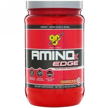 BSN, アミノXエッジ、ストロベリーオレンジ、14.81 oz (420 g) (Discontinued Item)