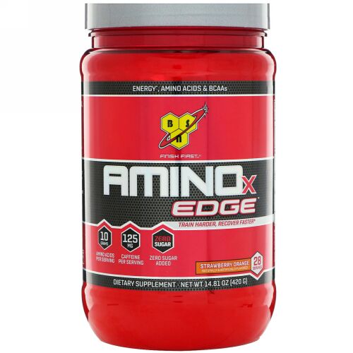 BSN, アミノXエッジ、ストロベリーオレンジ、14.81 oz (420 g) (Discontinued Item)