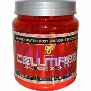 BSN, Cellmass®（セルマス） 2.0、ワークアウト後の集中回復、グレープ味、1.06 ポンド (485 g) (Discontinued Item)