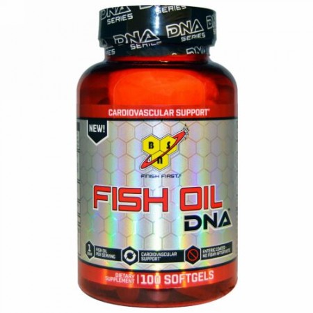 BSN, Fish Oil、DNA、Cardiovascular Support、100ソフトジェル (Discontinued Item)
