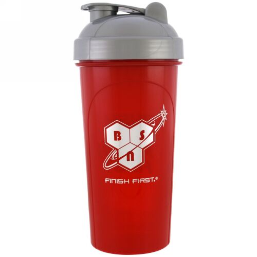 BSN, ボルテックスミキサー付き漏れ防止シェーカーボトル, 25 oz (700 ml) (Discontinued Item)