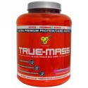 BSN, トゥルーマス、ウルトラプレミアム プロテイン/糖質マトリクス、ストロベリーミルクシェイク、5.82 lbs (2.64 kg)