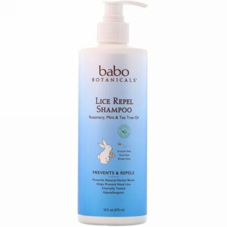 Babo Botanicals, しらみ予防シャンプー, 16 oz (473 ml)