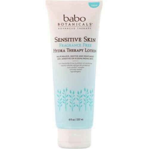 Babo Botanicals, 敏感肌用、ハイドラセラピーローション、フレグランスフリー、8 fl oz (237 ml) (Discontinued Item)