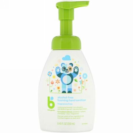 BabyGanics, フォーミング・ハンドサニタイザー, アルコールフリー, 無香料, 8.45 液量用(250 ml) (Discontinued Item)