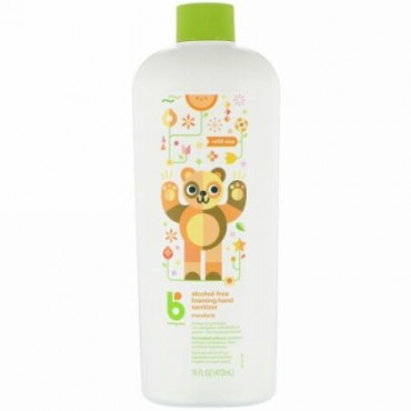 BabyGanics, アルコールフリー フォーミングハンドサニタイザー、詰め替え用、マンダリン、473ml（16 fl oz） (Discontinued Item)