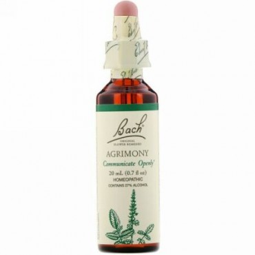 Bach, Original Flower Remedies, Agrimony, 0.7 fl oz (20 ml)