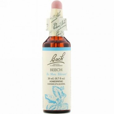 Bach, オリジナルフラワー レメディ、 ビーチ、 0.7 fl oz (20 ml)