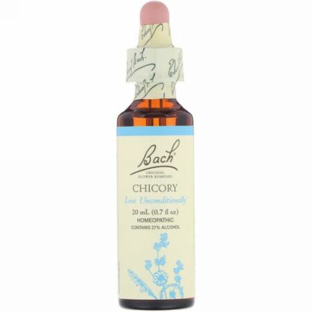 Bach, オリジナルフラワー レメディ、 チコリー、 0.7 fl oz (20 ml)