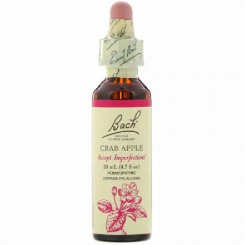 Bach, オリジナルフラワー エッセンス、 クラブアップル、 0.7 fl oz (20 ml)
