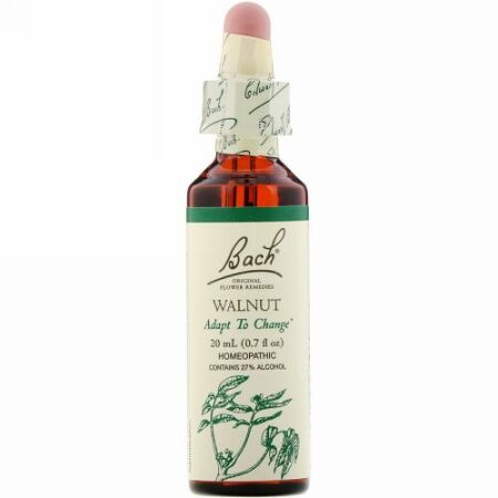 Bach, Original Flower Remedies, Walnut, 0.7 fl oz (20 ml)