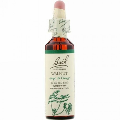 Bach, Original Flower Remedies, Walnut, 0.7 fl oz (20 ml)