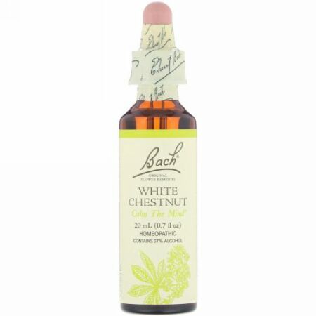 Bach, オリジナルフラワー レメディ、 ホワイトチェストナット、 0.7 fl oz (20 ml)