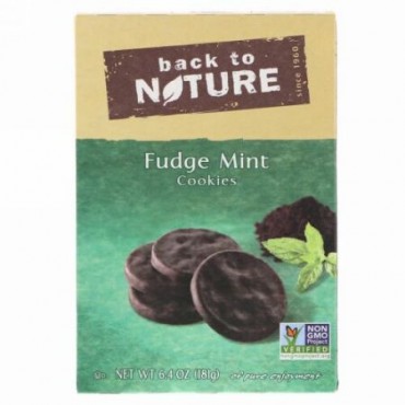 Back to Nature, ファッジミントクッキー、 6.4オンス (181 g) (Discontinued Item)