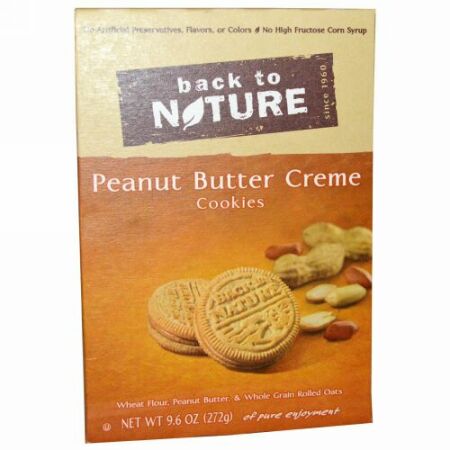 Back to Nature, ピーナッツバタークリームクッキー、9.6 oz (272 g) (Discontinued Item)