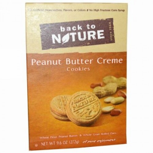 Back to Nature, ピーナッツバタークリームクッキー、9.6 oz (272 g) (Discontinued Item)