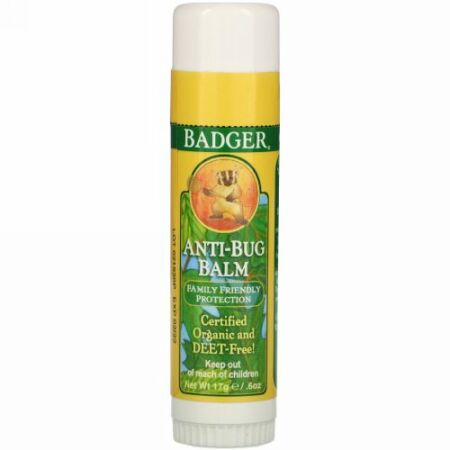 Badger Company, Anti-Bug Balm, .60 oz (17 g)