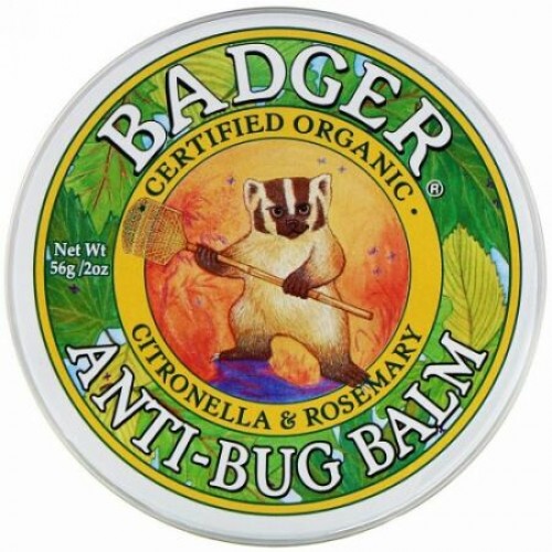 Badger Company, アンチバグバーム、シトロネラ＆ローズマリー、56g（2oz）