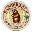 Badger Company, Badger バルム、センシティブな乾燥肌用、 無香料 2オンス (56 g)