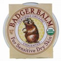 Badger Company, Badger バルム、センシティブな乾燥肌用、 無香料 2オンス (56 g)