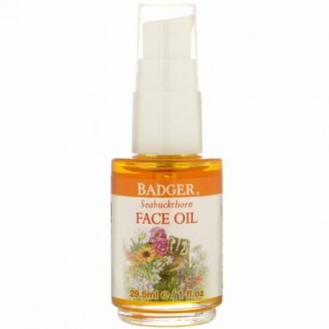 Badger Company, Face Care, Seabuckthorn Face Oil, 1 fl oz (29.5 ml)