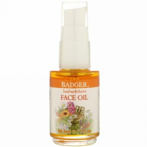 Badger Company, Face Care, Seabuckthorn Face Oil, 1 fl oz (29.5 ml)