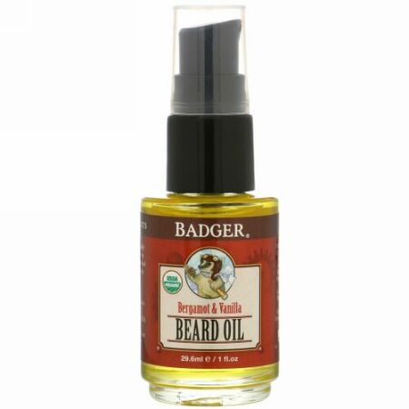 Badger Company, Navigator Class, Beard Oil, Bergamot & Vanilla, 1 fl oz (29.6 ml)