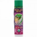 Badger Company, オーガニック, リップバーム, ハイランドミント, .15 オンス (4.2 g) (Discontinued Item)