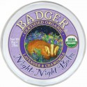 Badger Company, Organic, Night-Night Balm, Lavender & Chamomile, .75 oz (21 g)